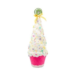 December Diamonds 20" Large Pink Cupcake Tree Christmas Decoration 08-08614