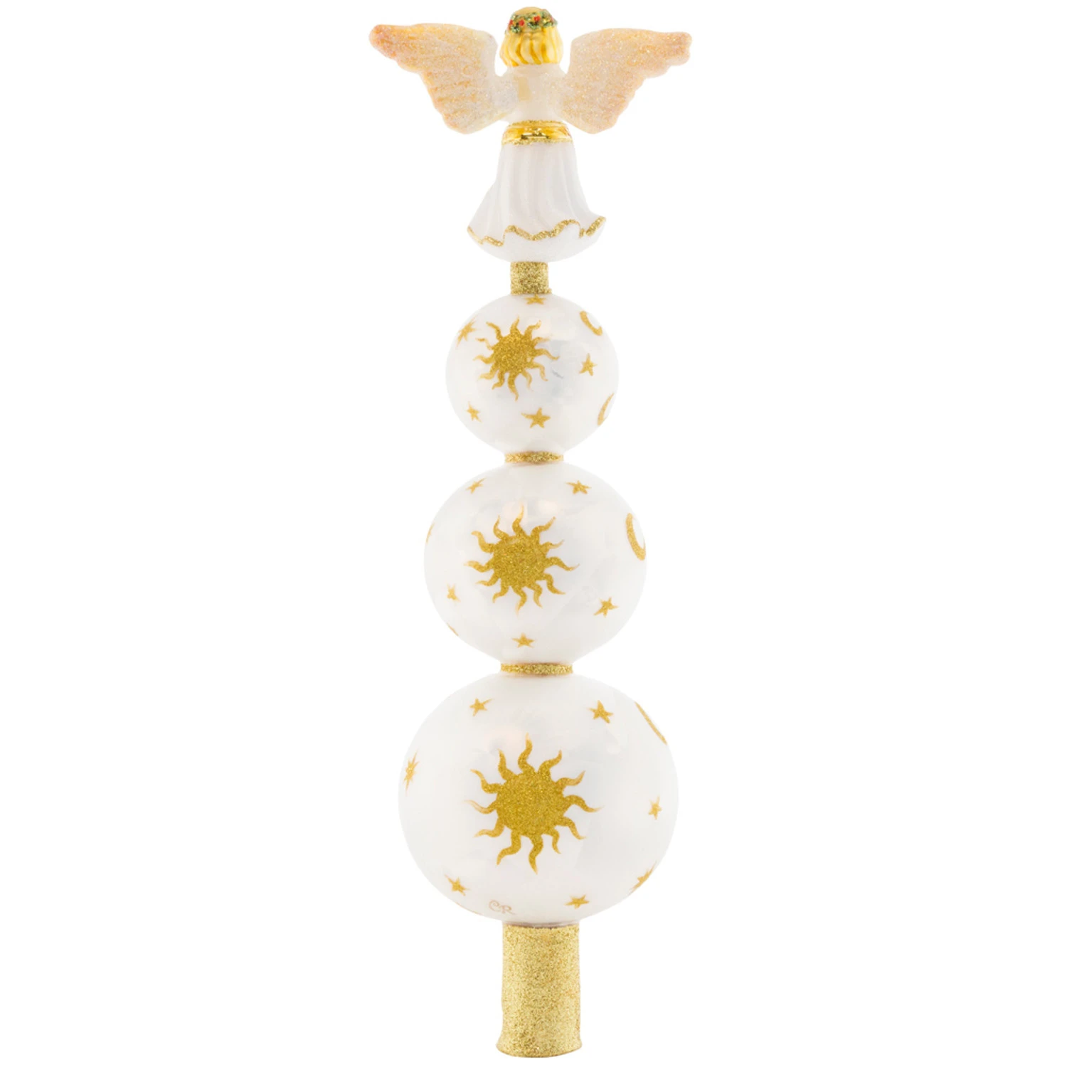 Christopher Radko Heavenly Finial Glass Christmas Tree Topper 1021264 2 Christopher Radko Heavenly Finial Glass Christmas Tree Topper 1021264 - Image 2