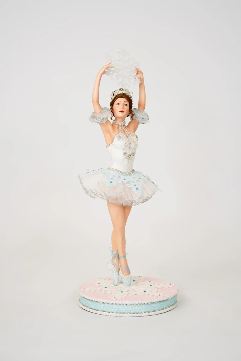 Katherine's Collection 24" Frost And Tenderness Frost Blue Christmas Ballerina Figure 28-228667