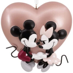 Hallmark 3" Mickey And Minnie Love Personalized Christmas Ornament 3HCM1002 -Christmas Decoration Sale 3HCM1002 large 13401.1664804536