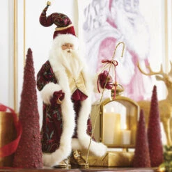 Raz 24.75" Making Spirits Bright Santa Figure Christmas Decoration 4202320