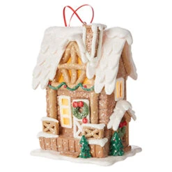 Raz 6.5" Lighted Gingerbread Pretzel House Christmas Ornament 4216269 7 Raz 6.5" Lighted Gingerbread Pretzel House Christmas Ornament 4216269 -Christmas Decoration Sale 4216269b 59291.1648757008