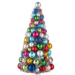 Raz 10", 13", Or 15.5" Multicolor Ball Ornament Christmas Tree -Christmas Decoration Sale 4220080 68718.1649187608