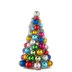 Raz 10", 13", Or 15.5" Multicolor Ball Ornament Christmas Tree -Christmas Decoration Sale 4220081 86012.1649187604