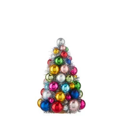 Raz 10", 13", Or 15.5" Multicolor Ball Ornament Christmas Tree -Christmas Decoration Sale 4220082 71540.1649187602