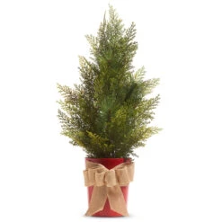 Raz 27" Or 35" Potted Half Wall Hanging Christmas Tree -Christmas Decoration Sale 4309896 96946.1689791943