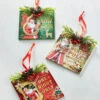 Raz 4.5" Set Of 3 Santa's Musical Orchestra Christmas Ornaments 4316123