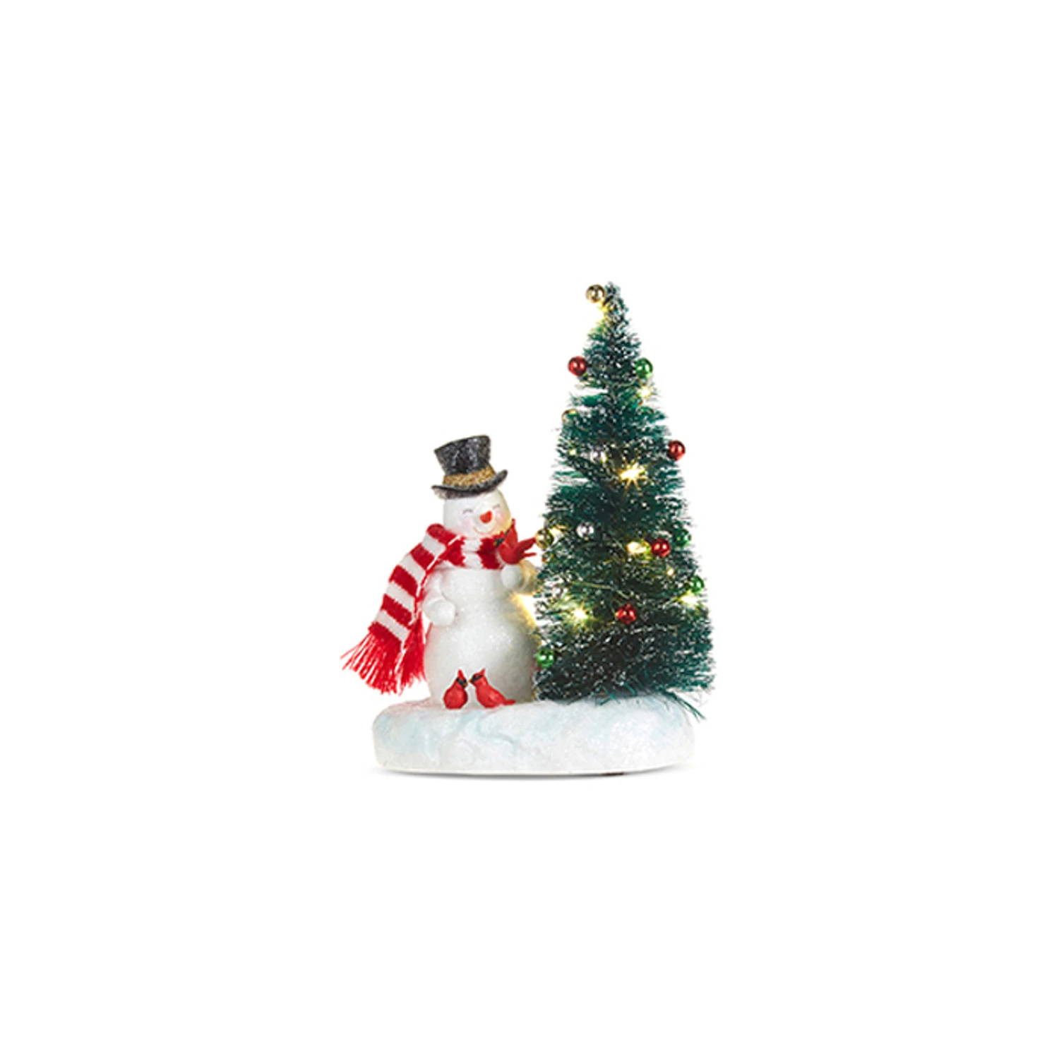 Raz 7" Lighted Tree With Vintage Holiday Friends Christmas Decoration 4319125 2 Raz 7" Lighted Tree With Vintage Holiday Friends Christmas Decoration 4319125 - Image 2