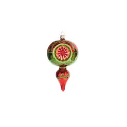 Raz 5" Green And Red Finial Reflector Glass Christmas Ornament 4320017 6 Raz 5" Green And Red Finial Reflector Glass Christmas Ornament 4320017 -Christmas Decoration Sale 4320017a 46426.1683665582