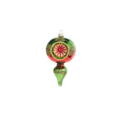 Raz 5" Green And Red Finial Reflector Glass Christmas Ornament 4320017 7 Raz 5" Green And Red Finial Reflector Glass Christmas Ornament 4320017 -Christmas Decoration Sale 4320017b 58378.1683665590
