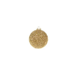 Raz 4" Gold Beaded Glass Christmas Ornament 4322807 -Christmas Decoration Sale 4322807a 66047.1684180257
