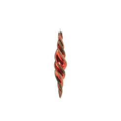 Raz 9.5" Multicolor Swirl Glass Christmas Ornament 4322847 -Christmas Decoration Sale 4322847a 71659.1684252205