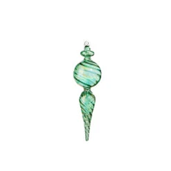 Raz 9" Green Blown Finial Glass Christmas Ornament 4324515 7 Raz 9" Green Blown Finial Glass Christmas Ornament 4324515 -Christmas Decoration Sale 4324515b 06839.1684786442