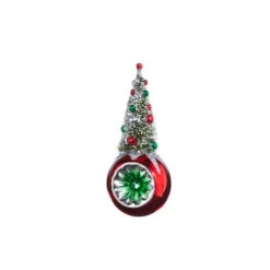 Raz 7.25" Bottle Brush Tree Reflector Glass Christmas Ornament 4352870 5 Raz 7.25" Bottle Brush Tree Reflector Glass Christmas Ornament 4352870 -Christmas Decoration Sale 4352870b 18401.1685461435