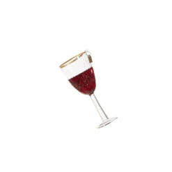 Raz Eric Cortina 5.5" Elegant Red Or White Wine Glass Christmas Ornament 4353122 -Christmas Decoration Sale 4353122b 39591.1685558163
