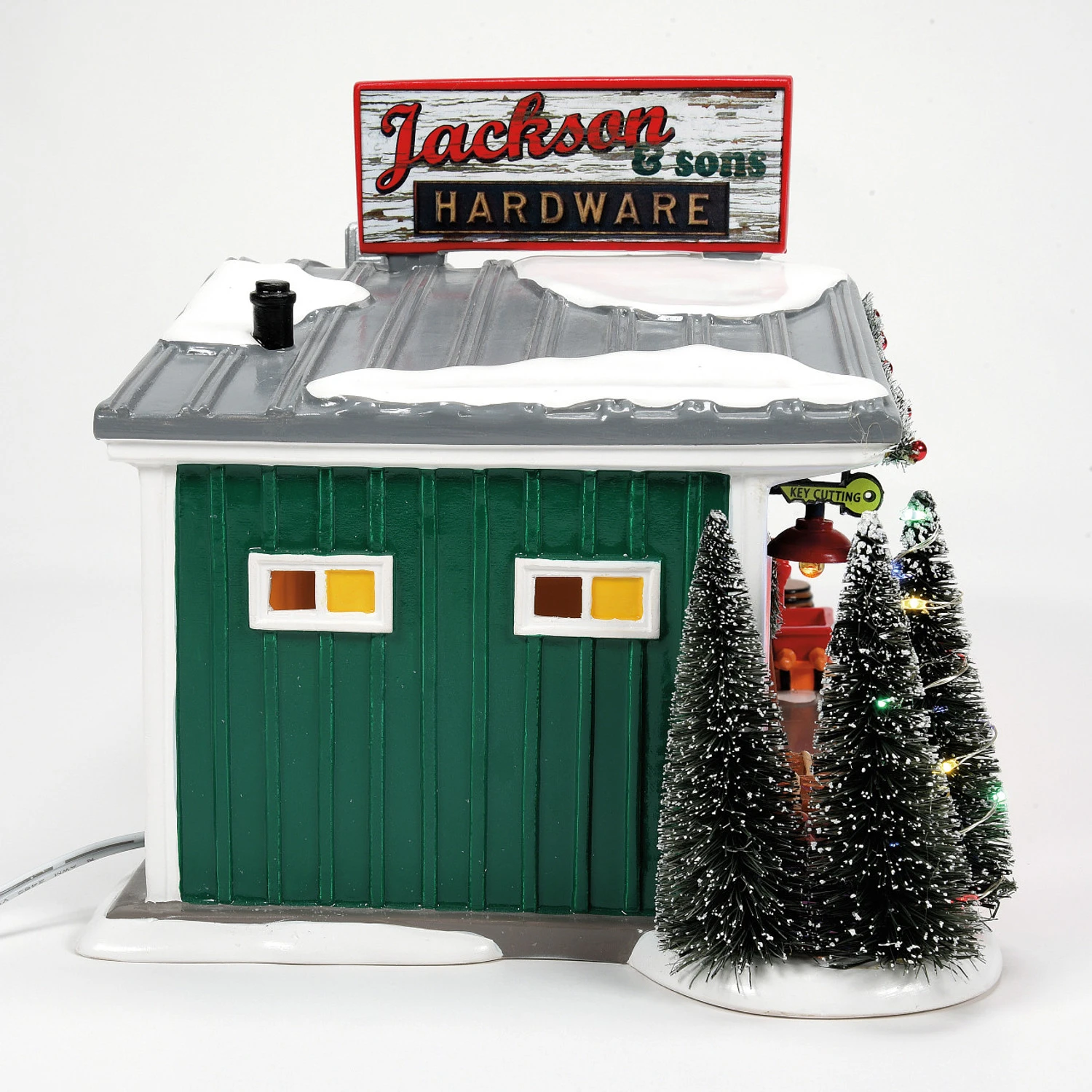 Department 56 Snow Village Jackson & Son's Hardware 6013447 6 Department 56 Snow Village Jackson & Son's Hardware 6013447 - Image 6
