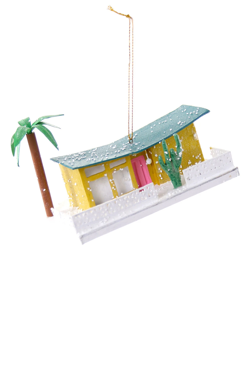 Cody Foster 5" Palm Springs Mid Century Modern House Christmas Ornament CD-1601 1 Cody Foster 5" Palm Springs Mid Century Modern House Christmas Ornament CD-1601