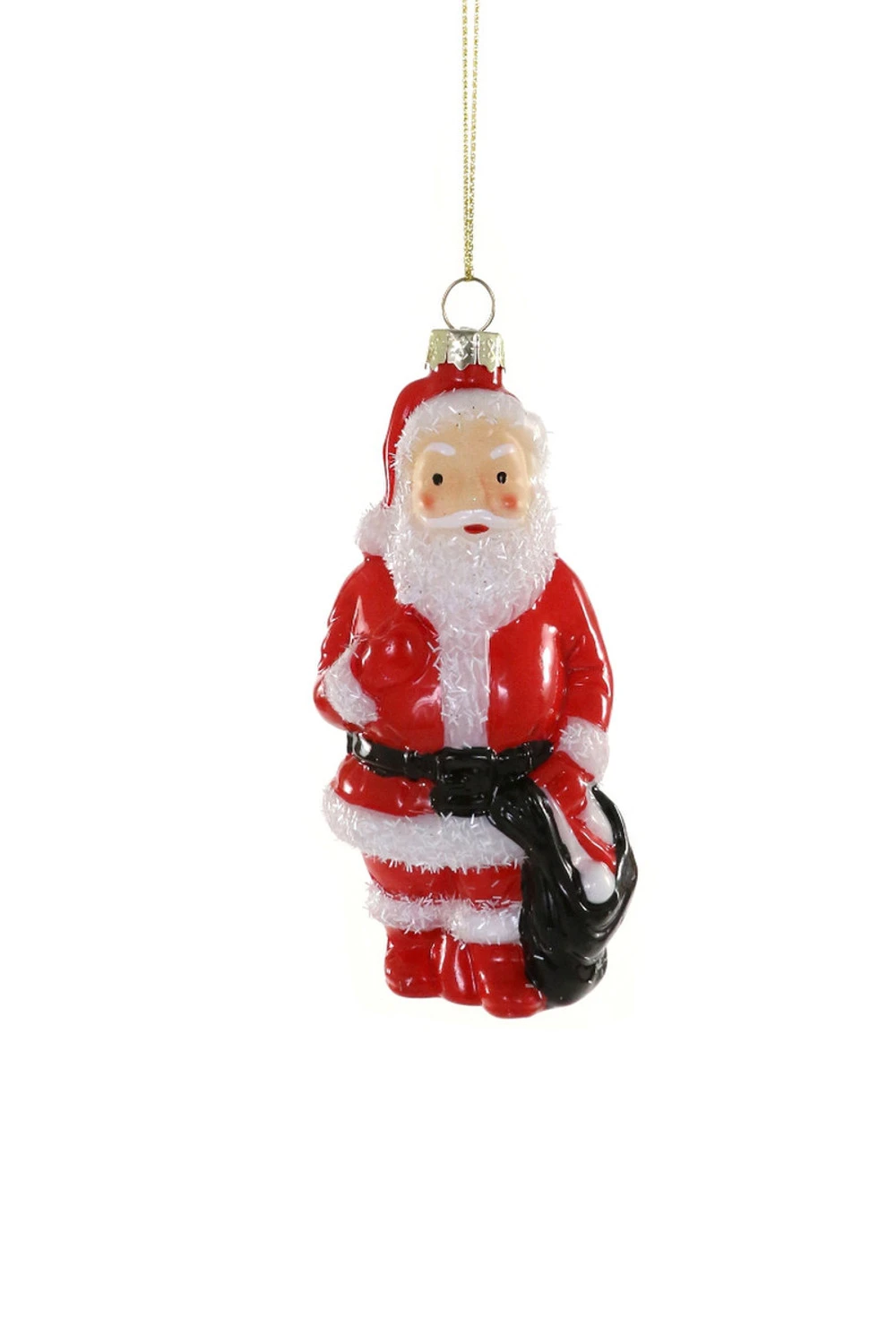 Cody Foster 4.5" Santa Blow Mold Glass Christmas Ornament GO-8881 1 Cody Foster 4.5" Santa Blow Mold Glass Christmas Ornament GO-8881