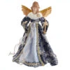 Kurt Adler 17" Indigo Blue Delft Angel Christmas Tree Topper J6099