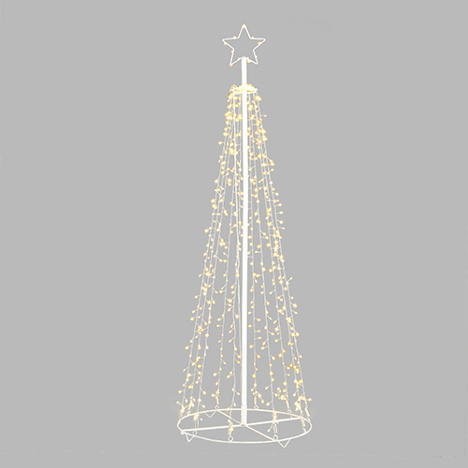 Raz 4.5' Or 6' Lighted Tree Outdoor Christmas Decoration 2 Raz 4.5' Or 6' Lighted Tree Outdoor Christmas Decoration - Image 2