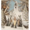 Bethany Lowe Large Ivory Church Christmas Home Decor LG1776