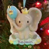 Boy Baby Elephant Personalized Christmas Ornament OR2361-M