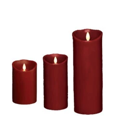 Liown 3.5" X 5", 7", Or 9" Moving Flame Burgundy Red-Cinnamon Scented Pillar Battery Candle 5 Liown 3.5" X 5", 7", Or 9" Moving Flame Burgundy Red-Cinnamon Scented Pillar Battery Candle -Christmas Decoration Sale api0ejczh 32935.1646091945