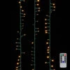 Raz 73.8' Compact Snake Garland Green Wire With White Christmas Lights G3937039