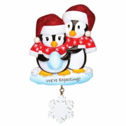 "We're Expecting" Penguin Couples Personalized Christmas Ornament 5 "We're Expecting" Penguin Couples Personalized Christmas Ornament -Christmas Decoration Sale api4nn8iv 90632.1646091872