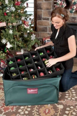 Tree Keeper 3 Tray Christmas Ornament Keeper Storage Bag With Front Pocket TK-10127 -Christmas Decoration Sale api7ll86v 33544.1646091885