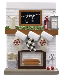 5" Fireplace Mantle Stocking Family Of 3 Personalized Christmas Ornament OR2030-3 -Christmas Decoration Sale api9y4kfk 63569.1646091867