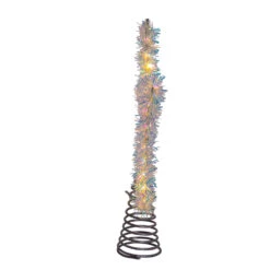 Kurt Adler 12.2" LED Lighted Warm White Silver Tinsel Star Christmas Tree Topper AD1022WW 12 Kurt Adler 12.2" LED Lighted Warm White Silver Tinsel Star Christmas Tree Topper AD1022WW -Christmas Decoration Sale apibg74jl 23490.1646091908