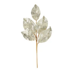 Raz 24" Silver Or Gold Beaded Metallic Leaf Christmas Spray F4106650 7 Raz 24" Silver Or Gold Beaded Metallic Leaf Christmas Spray F4106650 -Christmas Decoration Sale apigdht44 30281.1646091922