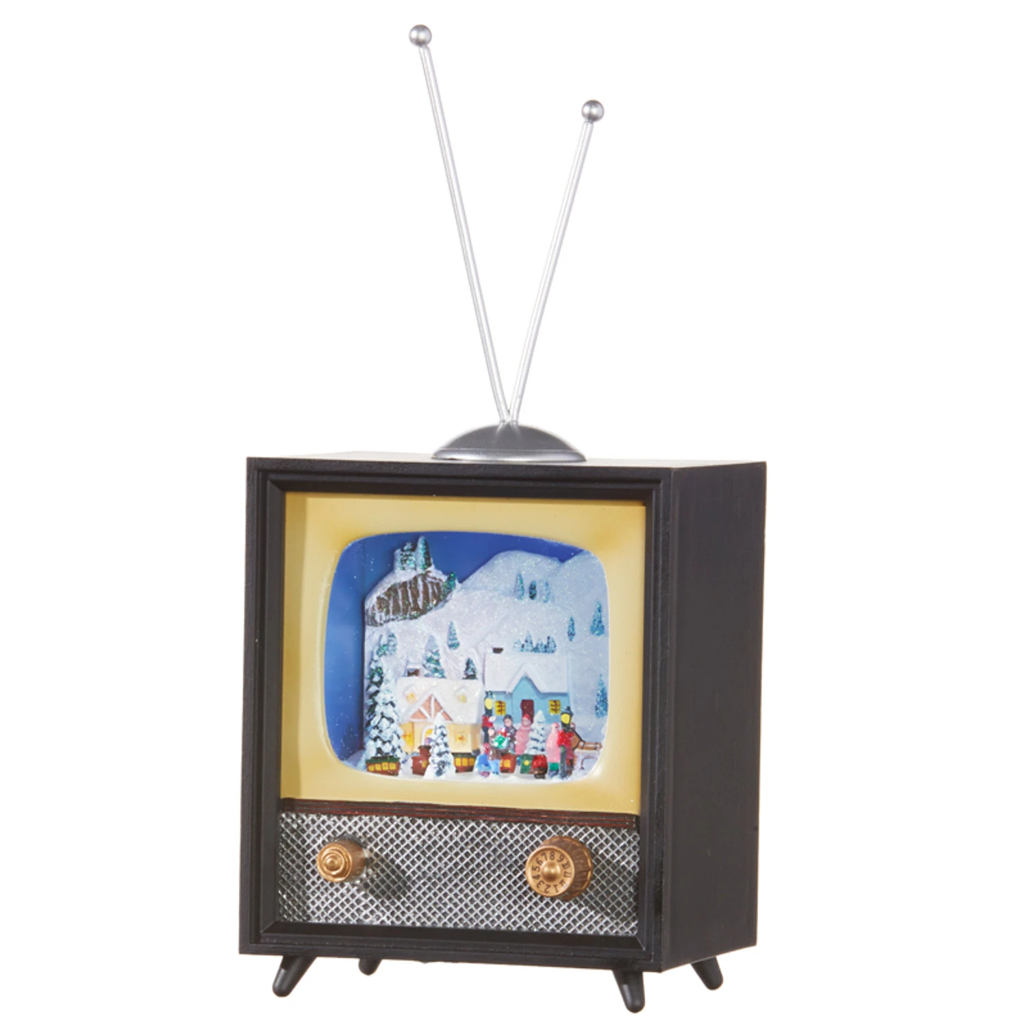 Raz 10" Animated Musical Television Christmas Decoration 3516162 5 Raz 10" Animated Musical Television Christmas Decoration 3516162 - Image 5