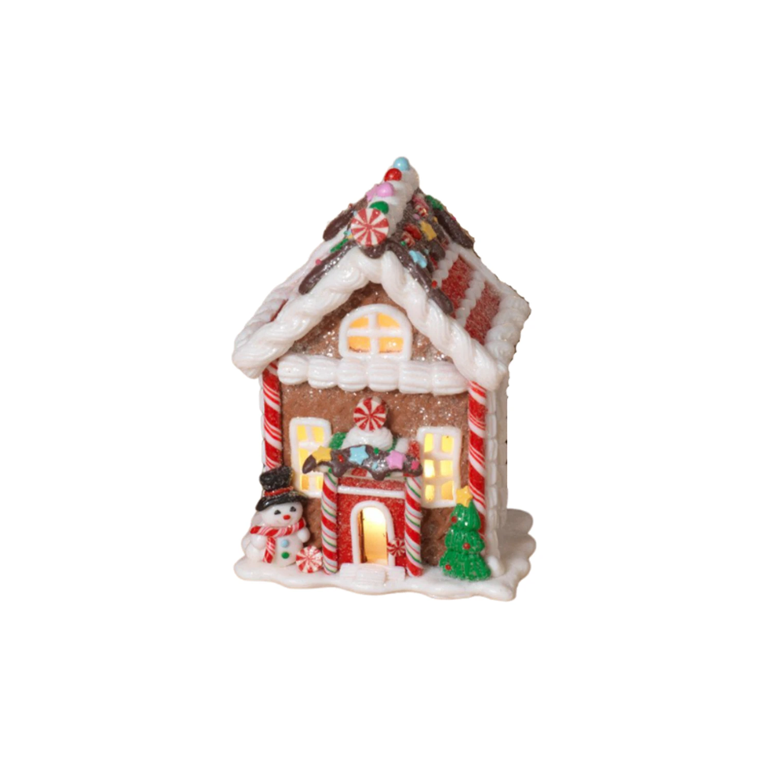 5.5" Battery Operated Claydough Gingerbread House 2599290 2 5.5" Battery Operated Claydough Gingerbread House 2599290 - Image 2