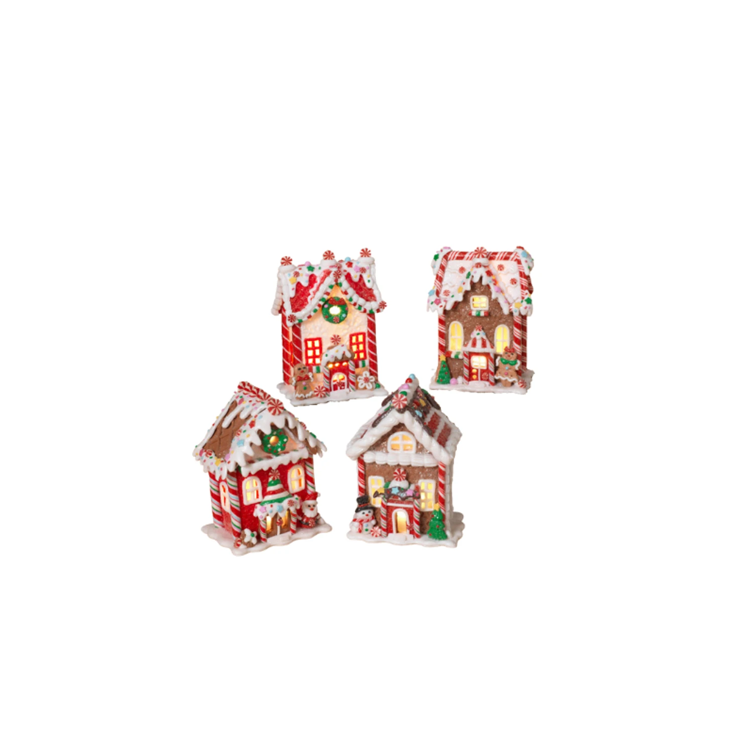 5.5" Battery Operated Claydough Gingerbread House 2599290 1 5.5" Battery Operated Claydough Gingerbread House 2599290