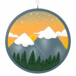 Hallmark 3.4" Mountain Scene Christmas Ornament 1HGO2817