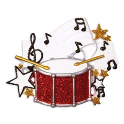 Drum Personalized Christmas Ornament OR1538 -Christmas Decoration Sale apildlreg 97101.1646091883