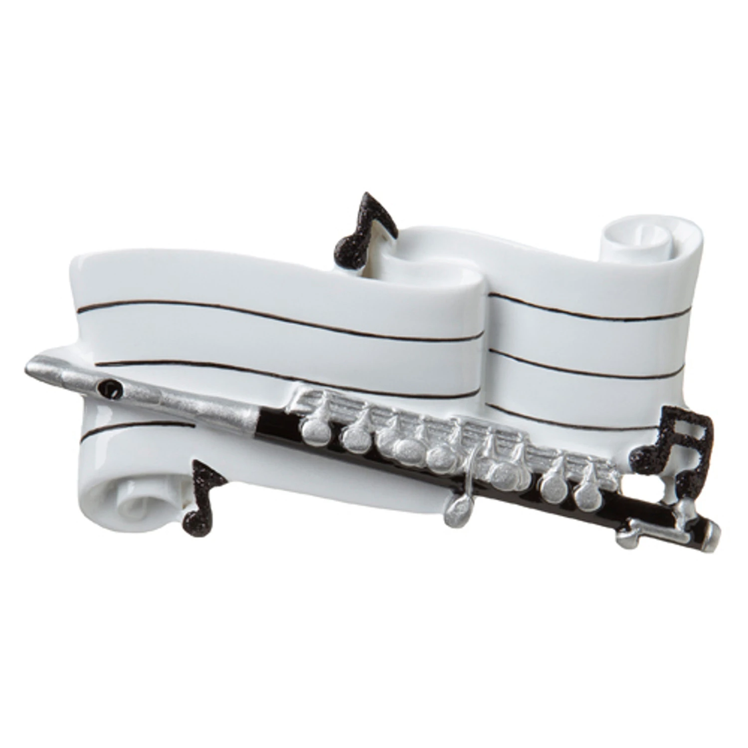 Flute Personalized Christmas Ornament OR1684 3 Flute Personalized Christmas Ornament OR1684 - Image 3