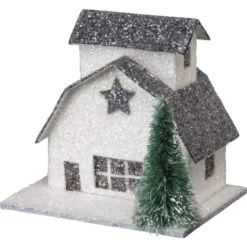 Primitives By Kathy Glittered Barn And Houses Sitter Set 104279 -Christmas Decoration Sale apinaqx5v 19825.1646091881
