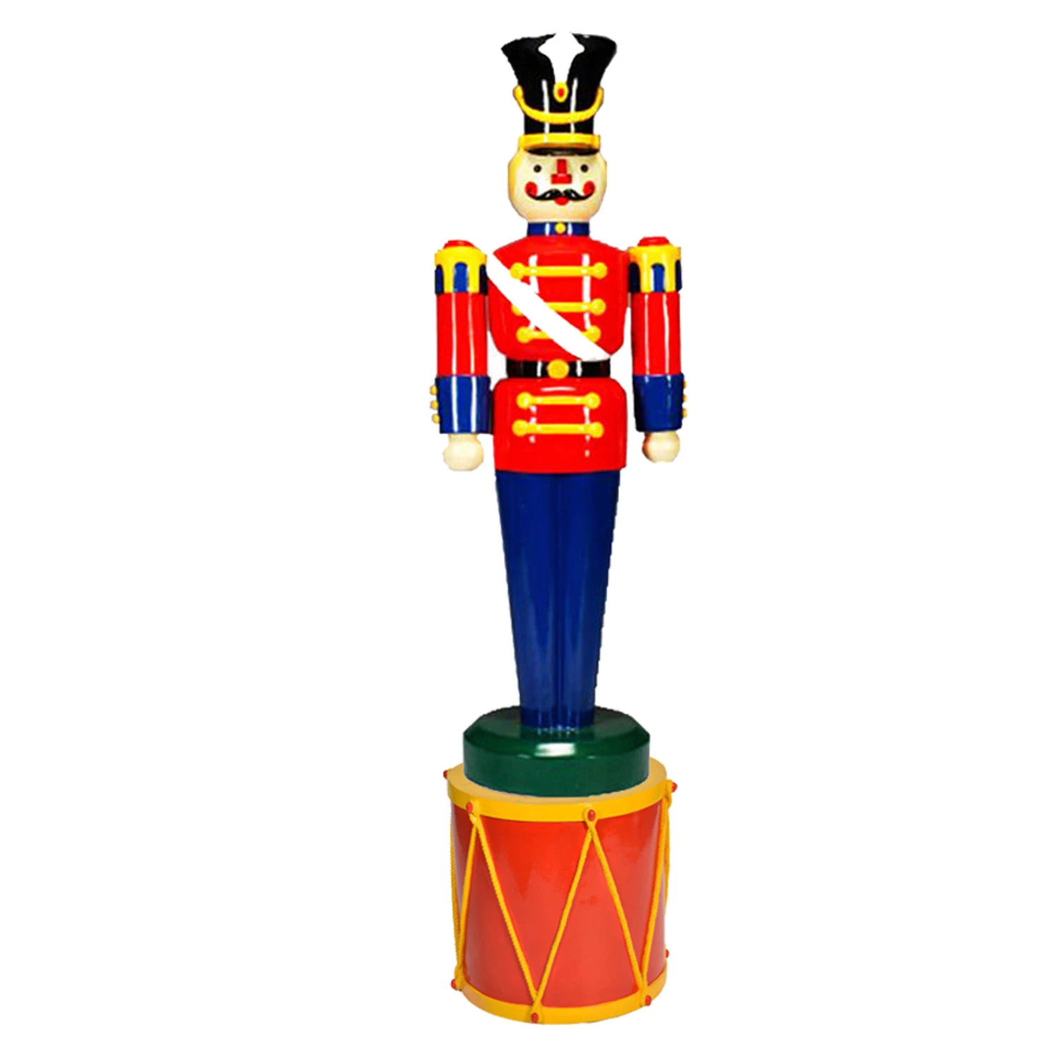 Barcana Commercial Full Body Outdoor Large Toy Soldier WithDrum Stand 55-24015-118 1 Barcana Commercial Full Body Outdoor Large Toy Soldier WithDrum Stand 55-24015-118