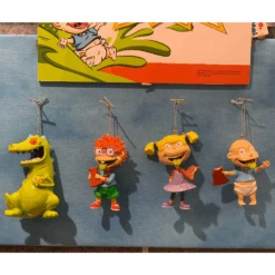 Kurt Adler Set Of 4 3.5" Rugrats Blow Mold Christmas Ornaments RG1201