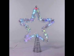 Kurt Adler 12.2" LED Lighted Silver Tinsel Star Christmas Tree Topper AD1022RGB 18 Kurt Adler 12.2" LED Lighted Silver Tinsel Star Christmas Tree Topper AD1022RGB -Christmas Decoration Sale apisk67gi 83803.1646091914