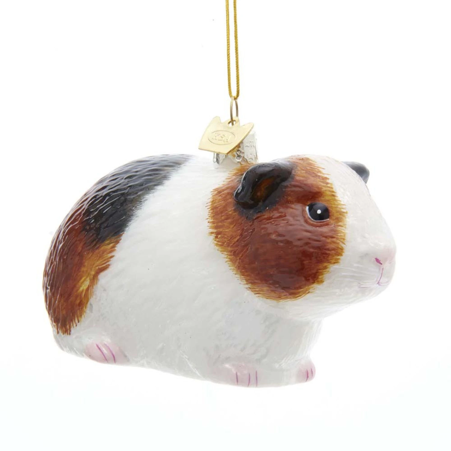 Kurt Adler 3" Noble Gems Guinea Pig Glass Christmas Ornament NB1632 1 Kurt Adler 3" Noble Gems Guinea Pig Glass Christmas Ornament NB1632