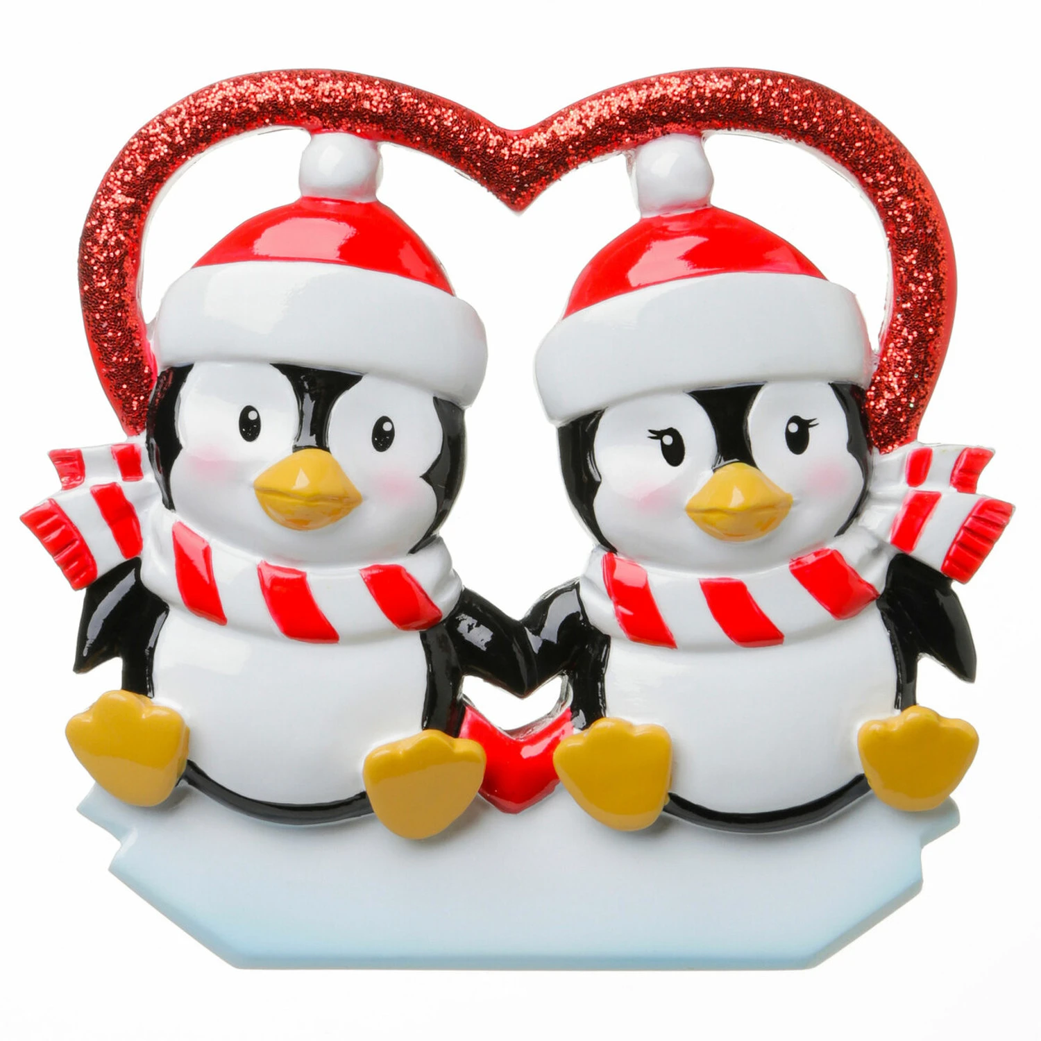Penguin Couple First Christmas Personalized Christmas Ornament OR1721 3 Penguin Couple First Christmas Personalized Christmas Ornament OR1721 - Image 3