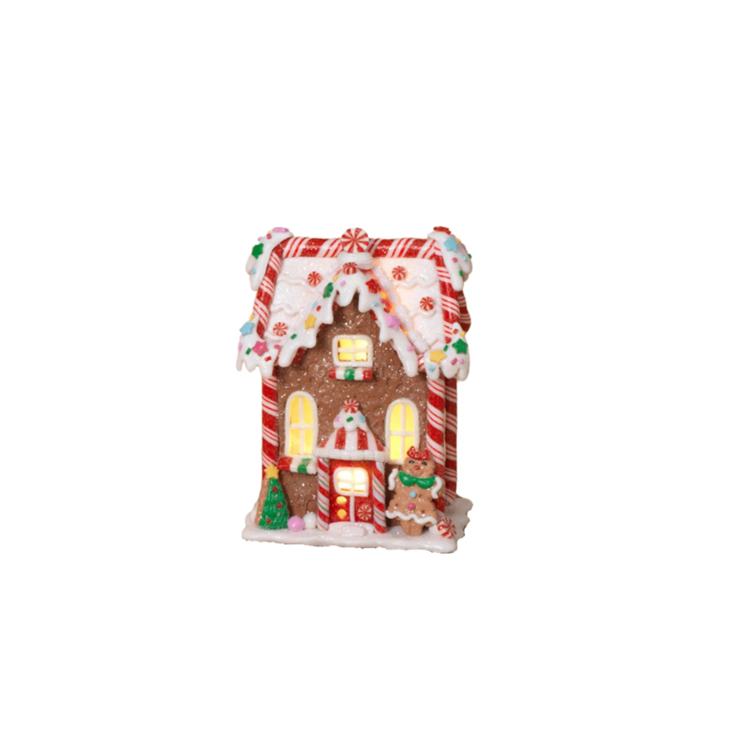 5.5" Battery Operated Claydough Gingerbread House 2599290 5 5.5" Battery Operated Claydough Gingerbread House 2599290 - Image 5