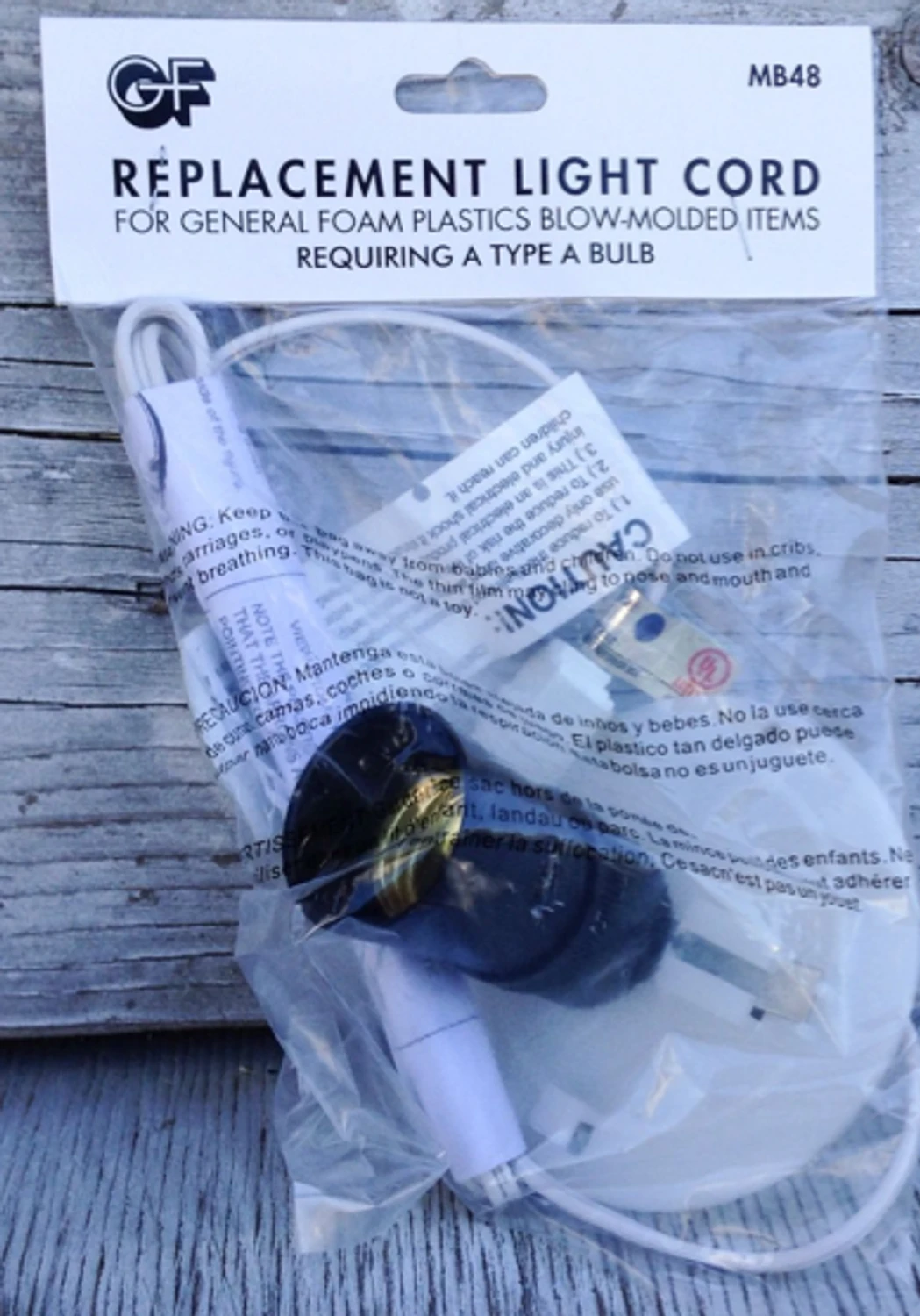 Replacement 60W Light Bulb Cord Harness For Blow Mold 1 Replacement 60W Light Bulb Cord Harness For Blow Mold