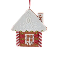 Kurt Adler 4.85" Set Of 4 Claydough Cookie Christmas Ornament D4156 -Christmas Decoration Sale d4156b 13431.1677688116