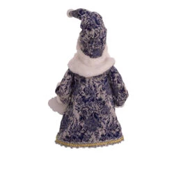 Kurt Adler 18" Blue Delft Santa Holding Sign Christmas Figure J6098 -Christmas Decoration Sale j6098 03 13515.1678115419