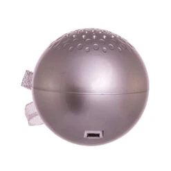 Kurt Adler 70MM Bluetooth Musical Silver Ball Christmas Ornament USB1300 -Christmas Decoration Sale usb1300 06 85858.1653488134